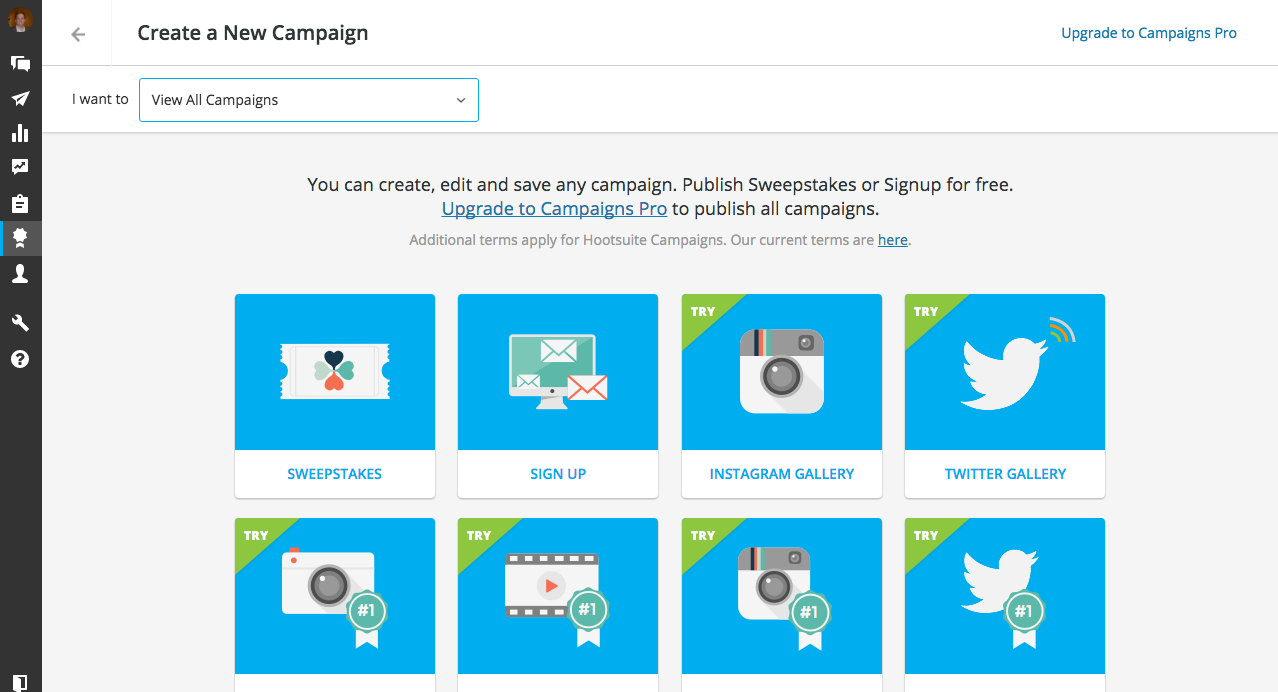 Hootsuite Campaigns